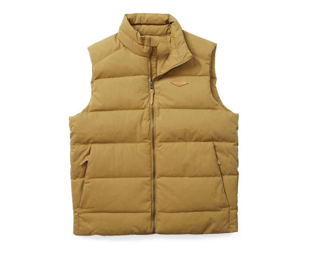 Merrell Vests Khaki - Terrain Cotton - Mens 35DWOAMHG